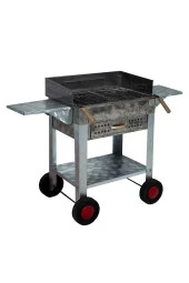 Mth-192 Pervazlı Kanatlı Çekmeceli Maltız Izgaralı Mangal (4 Tekerlekli) thumbnail 1