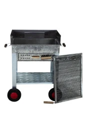 Mth-186 Pervazlı Çekmeceli Maltız Izgaralı Mangal (4 Tekerlekli) thumbnail 2