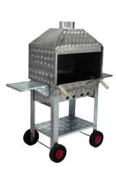 Mth-198 Davlumbazlı Kanatlı Maltız Izgaralı Mangal thumbnail 1