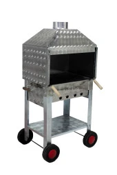 Mth-200 Davlumbazlı Maltız Izgaralı Mangal (4 Tekerlekli) thumbnail 1