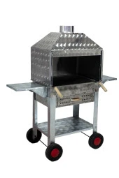 Mth-204 Davlumbazlı Kanatlı Çekmeceli Maltız Izgaralı Mangal (4 Tekerlekli) thumbnail 1