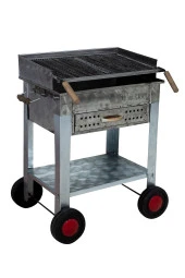 Mth-186 Pervazlı Çekmeceli Maltız Izgaralı Mangal (4 Tekerlekli) thumbnail 4