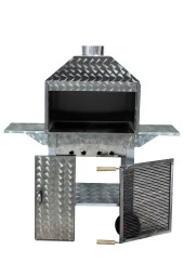 Mth-198 Davlumbazlı Kanatlı Maltız Izgaralı Mangal thumbnail 2