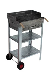 Mth-40 Battal Boy Çekmeceli Pervazlı Maltız Izgaralı Mangal (2 Tekerlekli) thumbnail 1