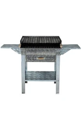 Mth-195 Pervazlı Kanatlı Çekmeceli Lama Izgaralı Mangal thumbnail 2