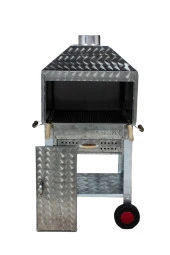 Mth-202 Davlumbazlı Çekmeceli Maltız Izgaralı Mangal (4 Tekerlekli) thumbnail 4