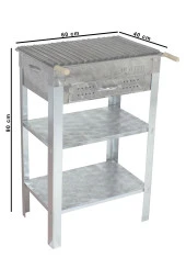 Mth-31 Battal Boy Çekmeceli Lama Izgaralı Mangal thumbnail 2