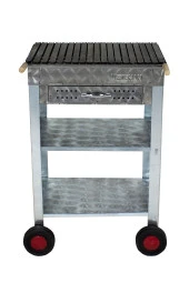 Mth-35 Battal Boy Çekmeceli Lama Izgaralı Mangal (4 Tekerlekli) thumbnail 1