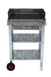 Mth-40 Battal Boy Çekmeceli Pervazlı Maltız Izgaralı Mangal (2 Tekerlekli) thumbnail 3