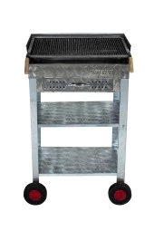 Mth-42 Battal Boy Çekmeceli Pervazlı Maltız Izgaralı Mangal (4 Tekerlekli) thumbnail 2