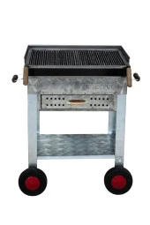 Mth-186 Pervazlı Çekmeceli Maltız Izgaralı Mangal (4 Tekerlekli) thumbnail 5