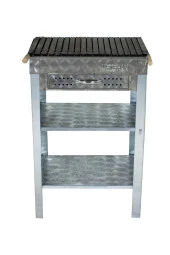 Mth-31 Battal Boy Çekmeceli Lama Izgaralı Mangal thumbnail 3