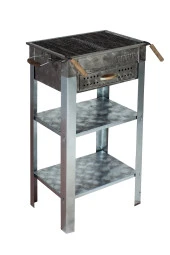 Mth-96 Battal Boy Çekmeceli Maltız Izgaralı Mangal thumbnail 1