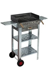 Mth-106 Battal Boy Pervazlı Kanatlı Çekmeceli Maltız Izgaralı Mangal (2 Tekerlekli) thumbnail 1