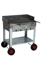 Mth-129 Pervazlı Lama Izgaralı Mangal (4 Tekerlekli) thumbnail 1