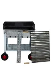 Mth-129 Pervazlı Lama Izgaralı Mangal (4 Tekerlekli) thumbnail 2