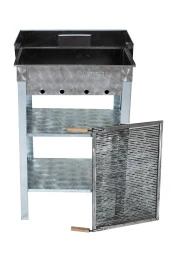 Mth-10 Battal Boy Pervazlı Maltız Izgaralı Mangal thumbnail 2