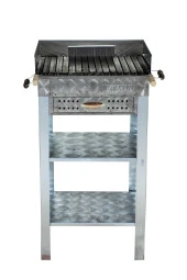 Mth-101 Battal Boy Pervazlı Çekmeceli Lama Izgaralı Mangal thumbnail 4