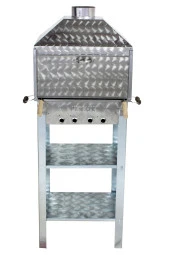 Mth-83 Davlumbazlı Bacalı Maltız Izgaralı Mangal thumbnail 2