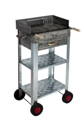 Mth-97 Battal Boy Pervazlı Çekmeceli Lama Izgaralı Mangal (4 Tekerlekli) thumbnail 3