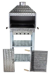 Mth-83 Davlumbazlı Bacalı Maltız Izgaralı Mangal thumbnail 3