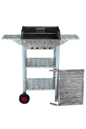 Mth-76 Battal Boy Pervazlı Kanatlı Maltız Izgaralı Mangal (2 Tekerlekli) thumbnail 1