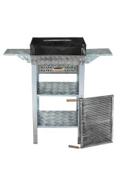 Mth-108 Battal Boy Pervazlı Kanatlı Çekmeceli Maltız Izgaralı Mangal thumbnail 2