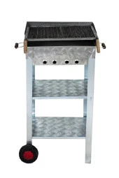 Mth-70 Battal Boy Pervazlı Maltız Izgaralı Mangal (2 Tekerlekli) thumbnail 2