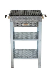 Mth-95 Battal Boy Çekmeceli Lama Izgaralı Mangal thumbnail 2