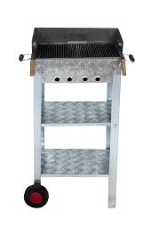 Mth-70 Battal Boy Pervazlı Maltız Izgaralı Mangal (2 Tekerlekli) thumbnail 3