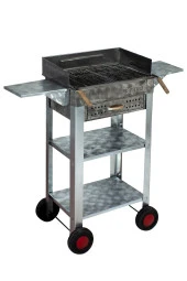 Mth-104 Battal Boy Pervazlı Kanatlı Çekmeceli Maltız Izgaralı Mangal (4 Tekerlekli) thumbnail 3