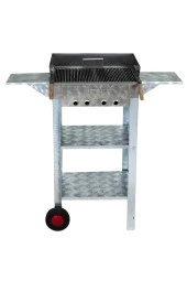 Mth-76 Battal Boy Pervazlı Kanatlı Maltız Izgaralı Mangal (2 Tekerlekli) thumbnail 4