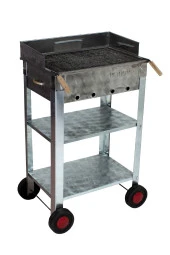 Mth-12 Battal Boy Pervazlı Maltız Izgaralı Mangal (4 Tekerlekli) thumbnail 1