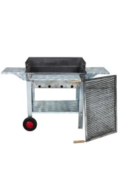 Mth-137 Lüx Kanatlı Pervazlı Maltız Izgaralı Mangal (2 Tekerlekli) thumbnail 1