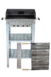 Mth-71 Battal Boy Pervazlı Lama Izgaralı Mangal thumbnail 2