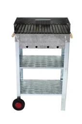 Mth-7 Battal Boy Pervazlı Lama Izgaralı Mangal (2 Tekerlekli) thumbnail 4