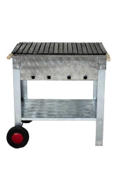 Mth-121 Lama Izgaralı Mangal (2 Tekerlekli) thumbnail 3