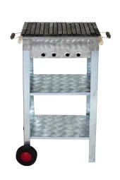 Mth-63 Battal Boy Lama Izgaralı Mangal (2 Tekerlekli) thumbnail 2