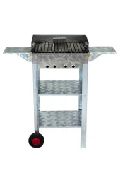 Mth-75 Battal Boy Pervazlı Kanatlı Lama Izgaralı Mangal (2 Tekerlekli) thumbnail 1