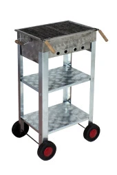 Mth-62 Battal Boy Maltız Izgaralı Mangal (4 Tekerlekli) thumbnail 1