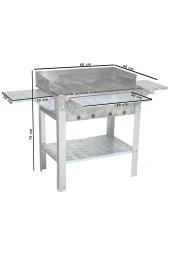 Mth-139 Lüx Kanatlı Pervazlı Lama Izgaralı Mangal thumbnail 3