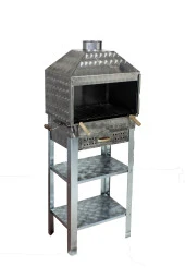 Mth-119 Davlumbazlı Bacalı Çekmeceli Lama Izgaralı Mangal thumbnail 4