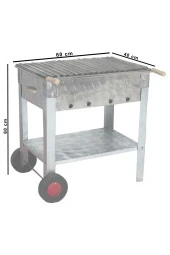 Mth-121 Lama Izgaralı Mangal (2 Tekerlekli) thumbnail 4