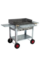 Mth-135 Lüx Kanatlı Pervazlı Lama Izgaralı Mangal (4 Tekerlekli) thumbnail 4