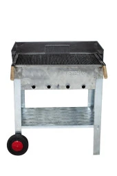 Mth-132 Pervazlı Maltızızgaralı Mangal (2 Tekerlekli) thumbnail 4