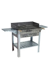 Mth-159 Pervazlı Kanatlı Çekmeceli Lama Izgaralı Mangal thumbnail 1