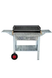 Mth-158 Pervazlı Kanatlı Çekmeceli Maltız Izgaralı Mangal (2 Tekerlekli) thumbnail 1