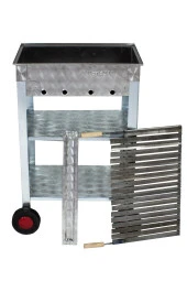 Mth-5 Battal Boy Lama Izgaralı Mangal (4 Tekerlekli) thumbnail 1