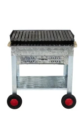 Mth-149 Çekmeceli Pervazlı Lama Izgaralı Mangal (4 Tekerlekli) thumbnail 3