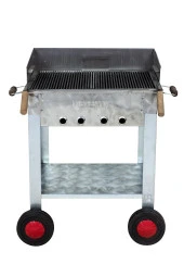 Mth-168 Pervazlı Maltız Izgaralı Mangal (4 Tekerlekli) thumbnail 4